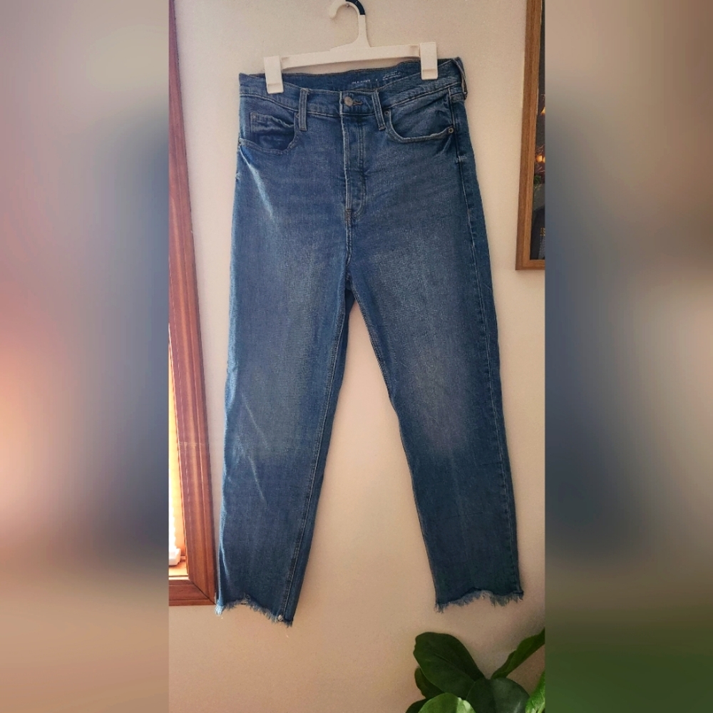 NWOT sky- high straight leg jeans